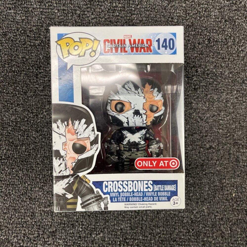 Funko Pop! Vinyl: Marvel - Crossbones (w/ Cracked Mask) - Target (Exclusive)...